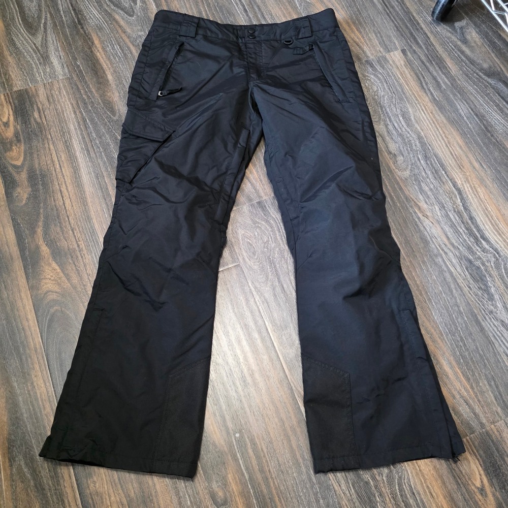 Slalom CARI Womens Black Cargo Ski Pants Snowboarding Winter Trousers  M